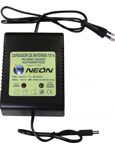 Cargador de baterías plomo 12 v  3...