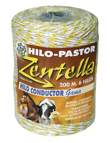 Hilo Conductor Blanco - Amarillo