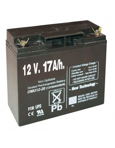 Pila Recargable 12 V. 17 A/h.